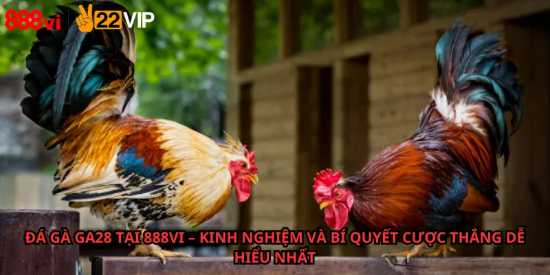 Đá Gà GA28 Tại 888Vi – Kinh Nghiệm Và Bí Quyết Cược Thắng Dễ Hiểu Nhất